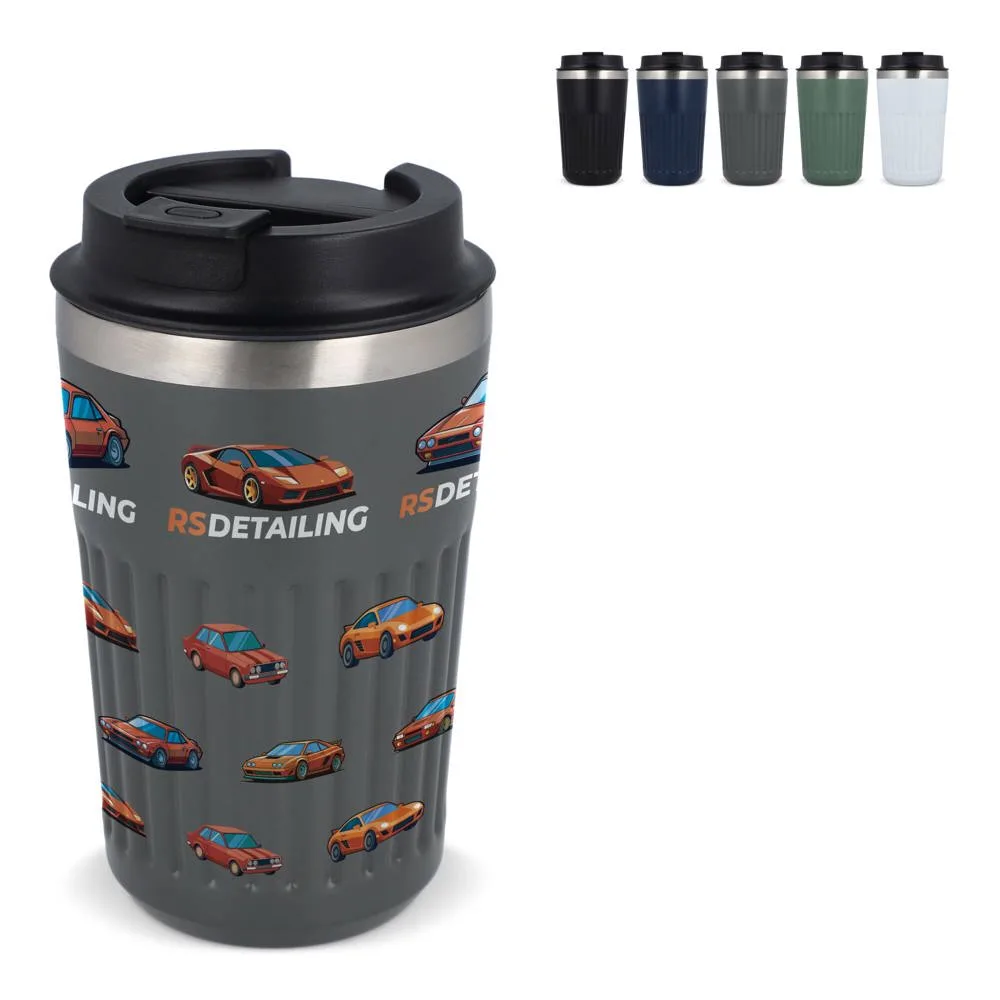 Gerecycled RVS Koffie beker 400ml