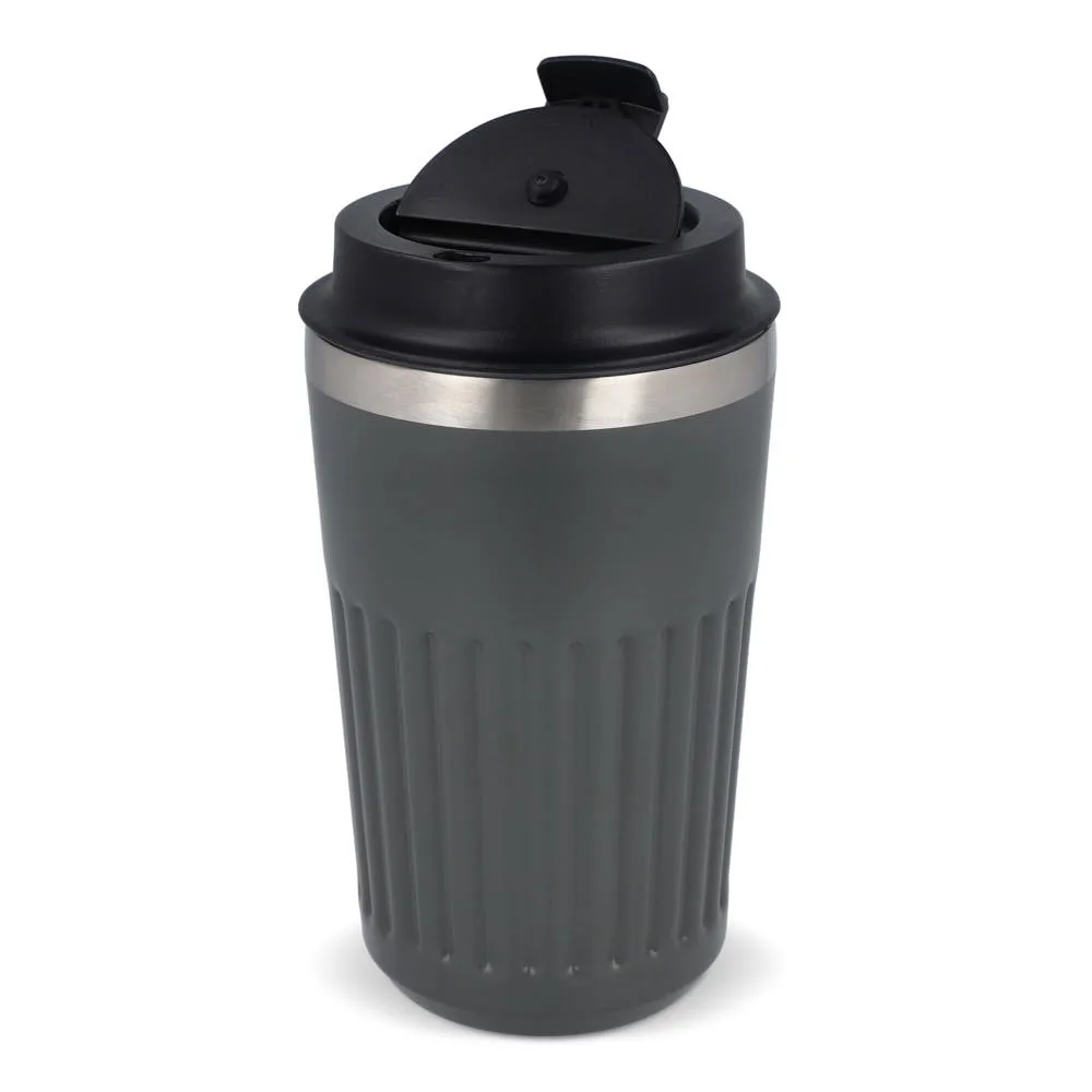 Gerecycled RVS Koffie beker 400ml productfoto 4 - Bidons & Shakers Gerecycled RVS Koffie beker 400ml — productfoto 4