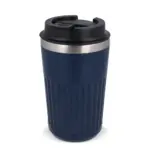 Gerecycled RVS Koffie beker 400ml donkerblauw - Bidons & Shakers Gerecycled RVS Koffie beker 400ml, donkerblauw