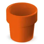 Koffiebeker Hot-but-cool 240ml, oranje