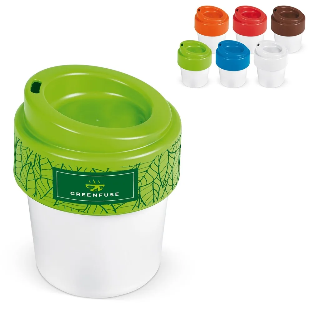 Koffiebeker Hot-but-cool met deksel 240ml - Bidons & Shakers Koffiebeker Hot-but-cool met deksel 240ml