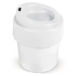 Koffiebeker Hot-but-cool met deksel 240ml wit - wit - Bidons & Shakers Koffiebeker Hot-but-cool met deksel 240ml, wit - wit
