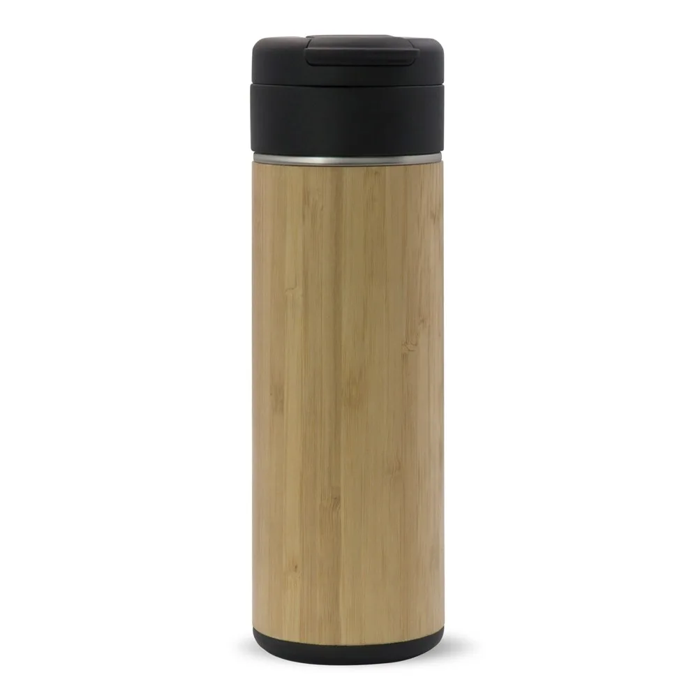 Thermofles Flow bamboe 400ml productfoto 3 - Hidalgo-werbeartikel Thermofles Flow bamboe 400ml — productfoto 3