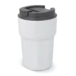 T-ceramic thermomok met deksel Zambezi 350ml, wit