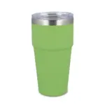 T-ceramic soft touch auto mok 500ml lichtgroen - Hidalgo-werbeartikel T-ceramic soft touch auto mok 500ml, lichtgroen