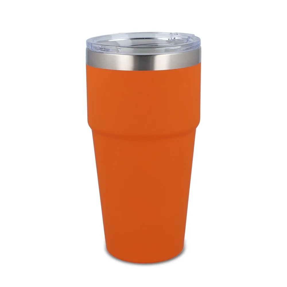 T-ceramic soft touch auto mok 500ml oranje - Hidalgo-werbeartikel T-ceramic soft touch auto mok 500ml, oranje