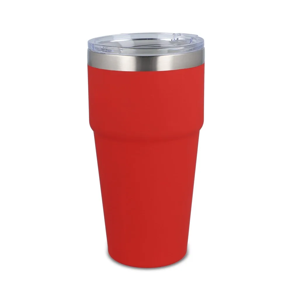 T-ceramic soft touch auto mok 500ml rood - Hidalgo-werbeartikel T-ceramic soft touch auto mok 500ml, rood