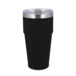 T-ceramic soft touch auto mok 500ml zwart - Hidalgo-werbeartikel T-ceramic soft touch auto mok 500ml, zwart