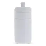Sportbidon met rand 500ml, wit - wit