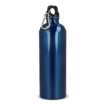 R-SS enkelwandige fles met karabijnhaak 750ml, blauw
