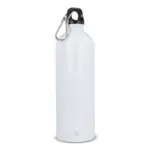 R-SS enkelwandige fles met karabijnhaak 750ml, wit