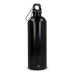 R-SS enkelwandige fles met karabijnhaak 750ml, zwart