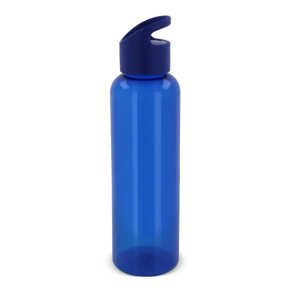 Waterfles Loop R-PET 600ml donkerblauw - Hidalgo-werbeartikel Waterfles Loop R-PET 600ml, donkerblauw