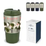 Thermobecher mit Logo doppelwandig Edelstahl 450 ml