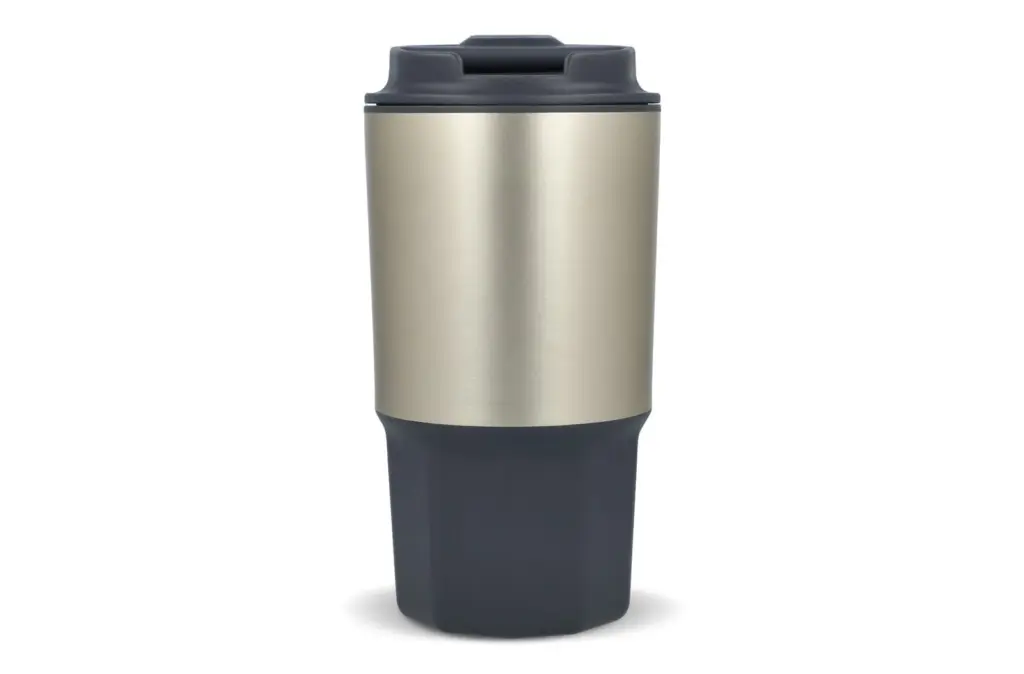 Thermobecher mit Logo doppelwandig Edelstahl 450 ml — Produktfoto 3