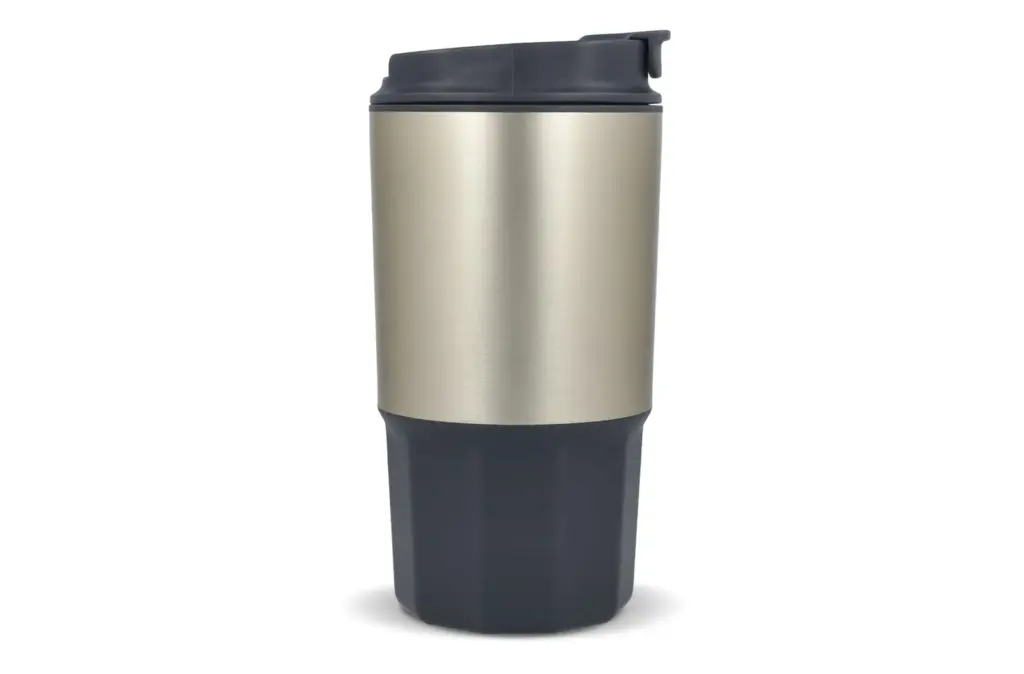 Thermobecher mit Logo doppelwandig Edelstahl 450 ml — Produktfoto 6
