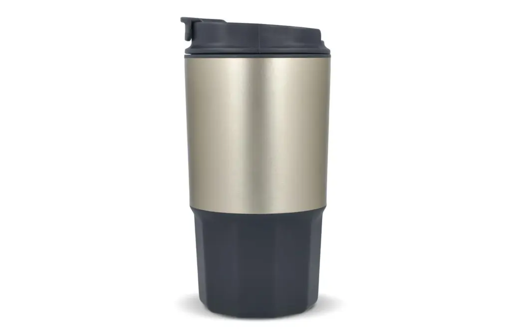 Thermobecher mit Logo doppelwandig Edelstahl 450 ml — Produktfoto 7