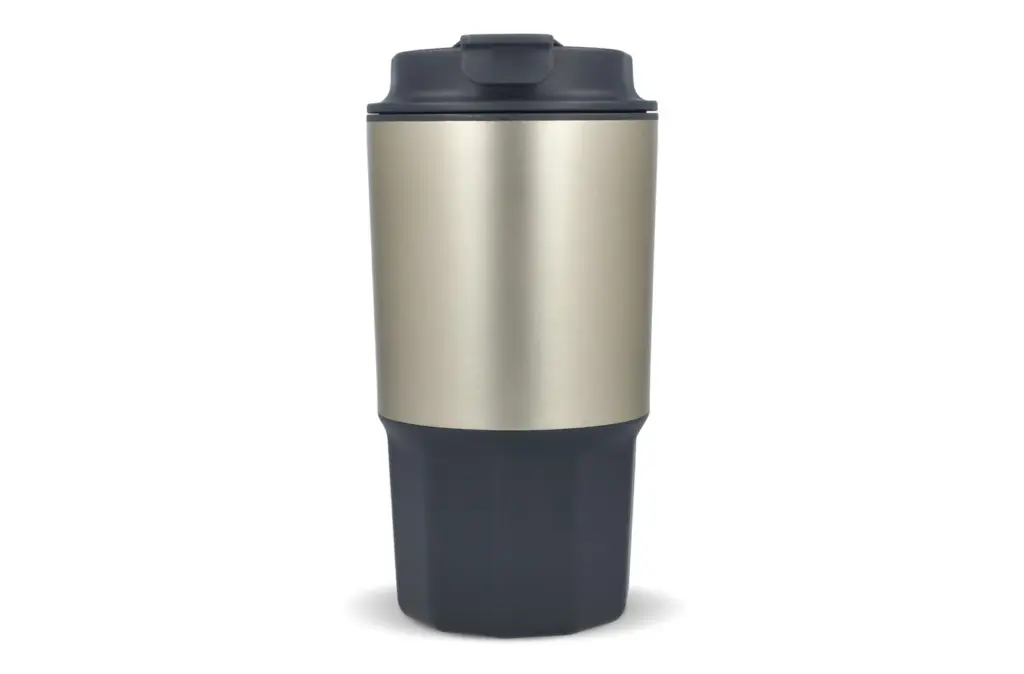Thermobecher mit Logo doppelwandig Edelstahl 450 ml — Produktfoto 10