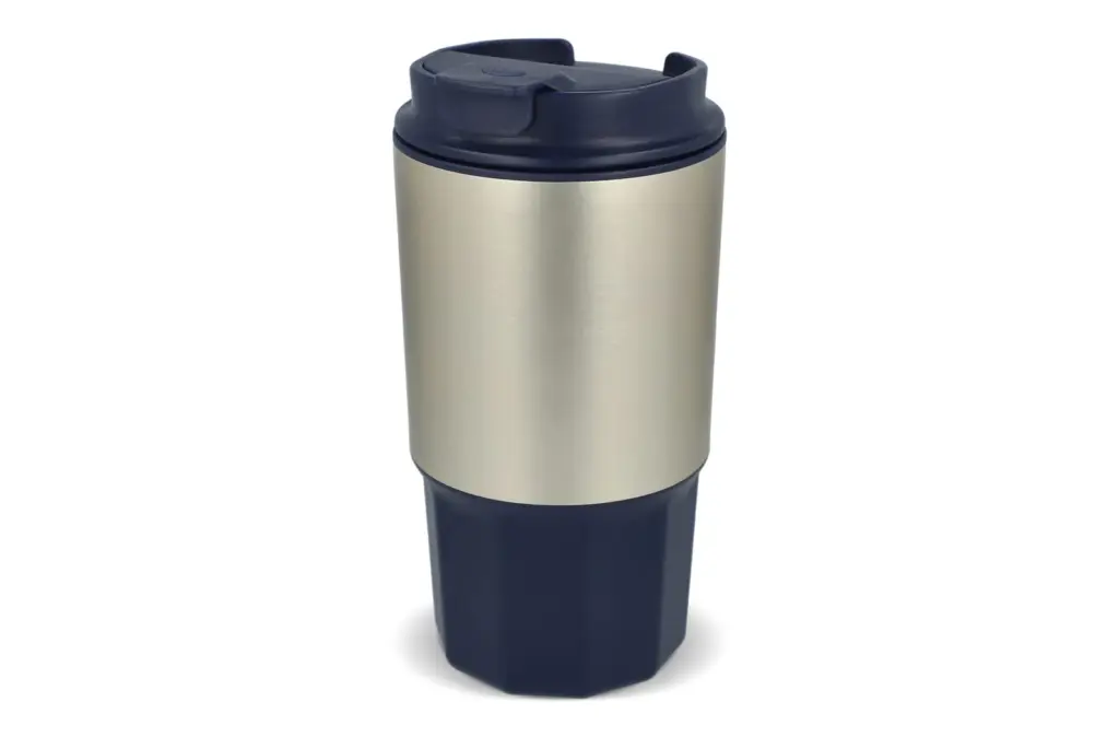 Thermobecher mit Logo doppelwandig Edelstahl 450 ml