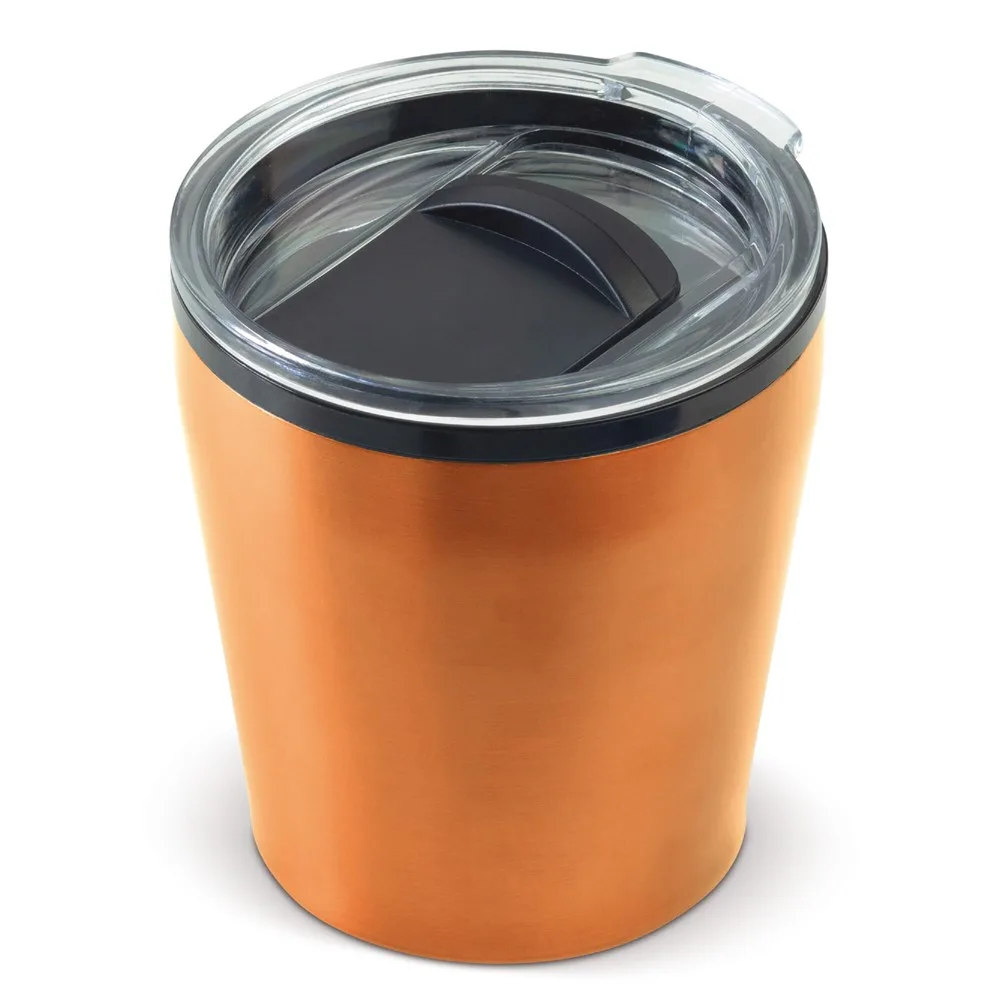 Koffiebeker metallic 180ml productfoto 2 - Hidalgo-werbeartikel Koffiebeker metallic 180ml — productfoto 2
