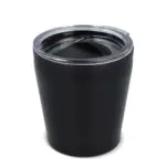 Koffiebeker metallic 180ml, zwart