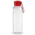 Waterfles Tritan 600ml transparant rood - Hidalgo-werbeartikel Waterfles Tritan 600ml, transparant rood