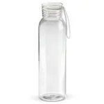 Waterfles Tritan 600ml transparant - wit - Hidalgo-werbeartikel Waterfles Tritan 600ml, transparant - wit