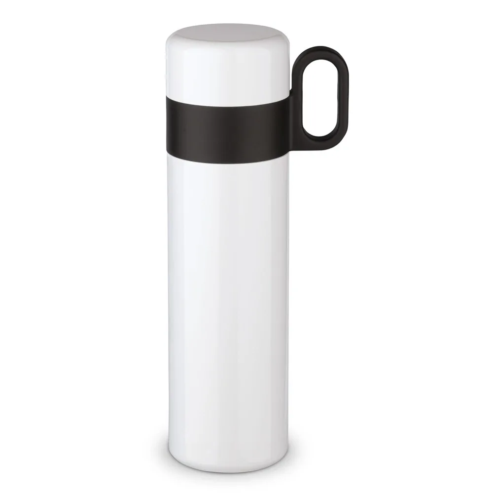 Thermofles Flow met handvat 500ml wit - Hidalgo-werbeartikel Thermofles Flow met handvat 500ml, wit