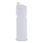 Sport bidon met rand 750ml, wit - wit