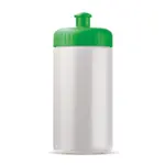 Sportbidon classic 500ml, wit / groen