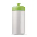 Sportbidon classic 500ml, wit / lichtgroen