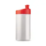 Sportbidon design 500ml, wit / rood