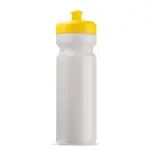 Sportbidon classic 750ml wit geel - Bidons & Shakers Sportbidon classic 750ml, wit / geel