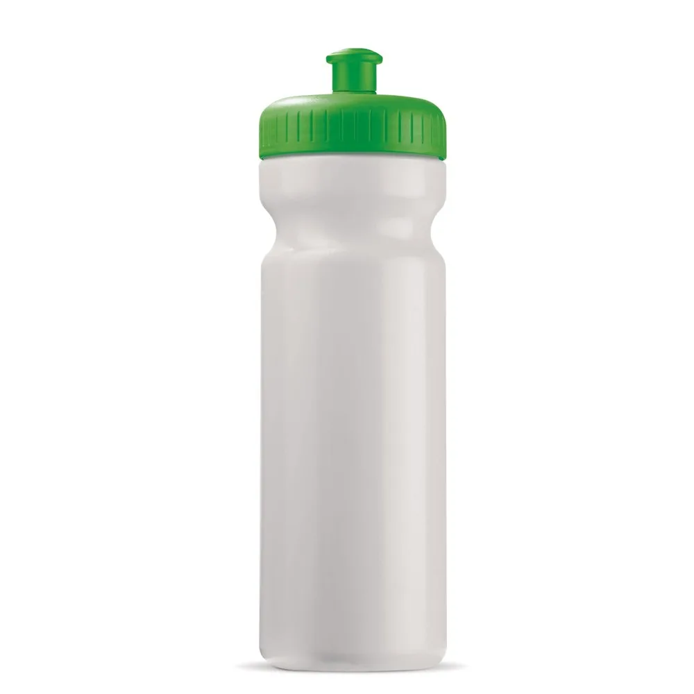 Sportbidon classic 750ml wit groen - Bidons & Shakers Sportbidon classic 750ml, wit / groen