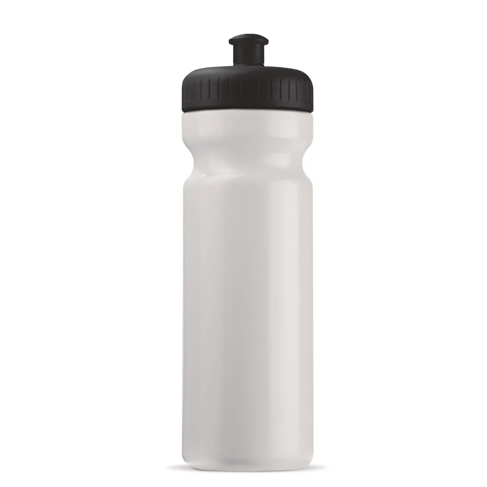 Sportbidon classic 750ml witzwart - Bidons & Shakers Sportbidon classic 750ml, wit/zwart