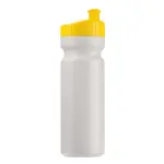 Sportbidon design 750ml, wit / geel