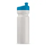 Sportbidon design 750ml, wit / lichtblauw
