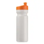 Sportbidon design 750ml, wit / oranje