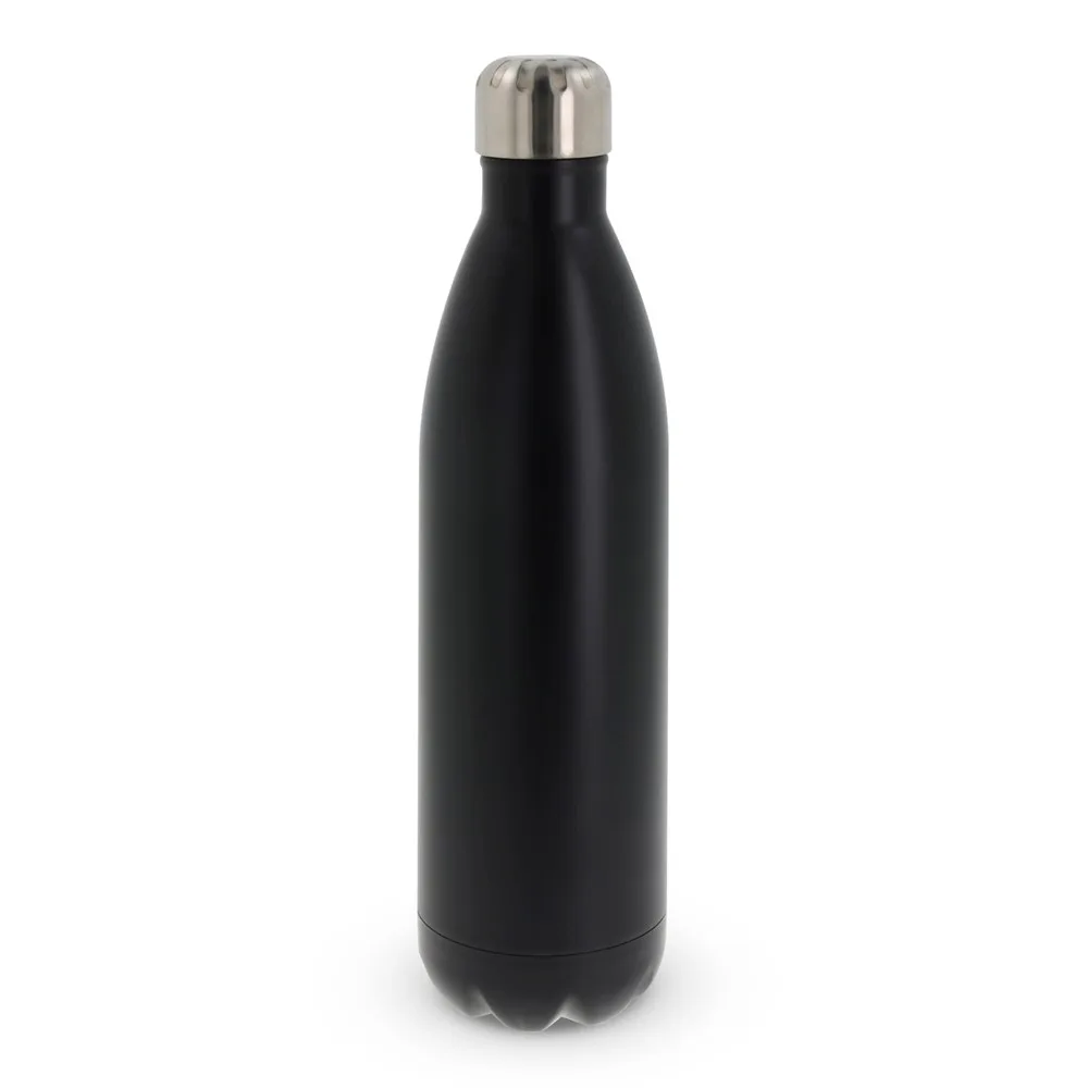 Thermofles Swing 1000ml zwart - Hidalgo-werbeartikel Thermofles Swing 1000ml, zwart