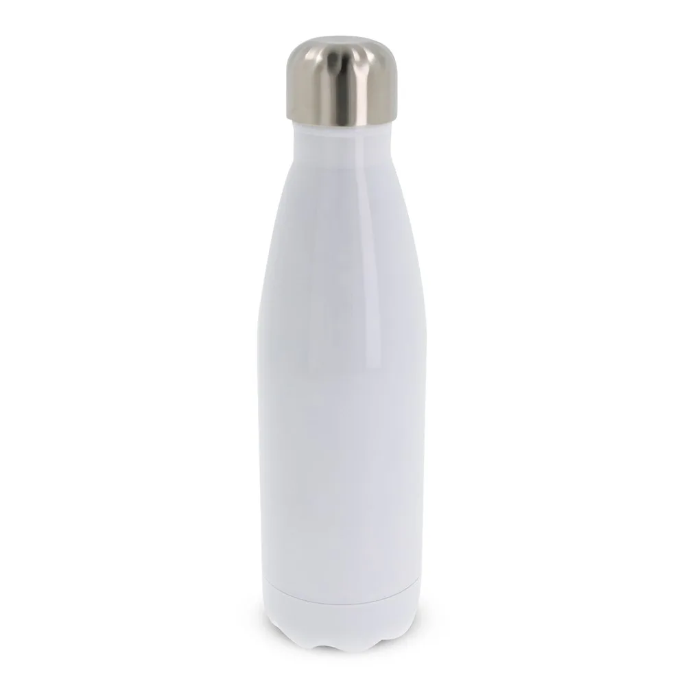 Thermofles Swing sublimatie 500ml witzilver - Hidalgo-werbeartikel Thermofles Swing sublimatie 500ml, wit/zilver