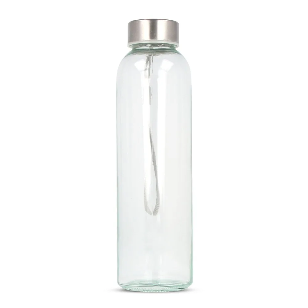 Waterfles glas 500ml productfoto 3 - Hidalgo-werbeartikel Glasflasche bedrucken kohlensäurefest auslaufsicher 500ml — Produktfoto 3