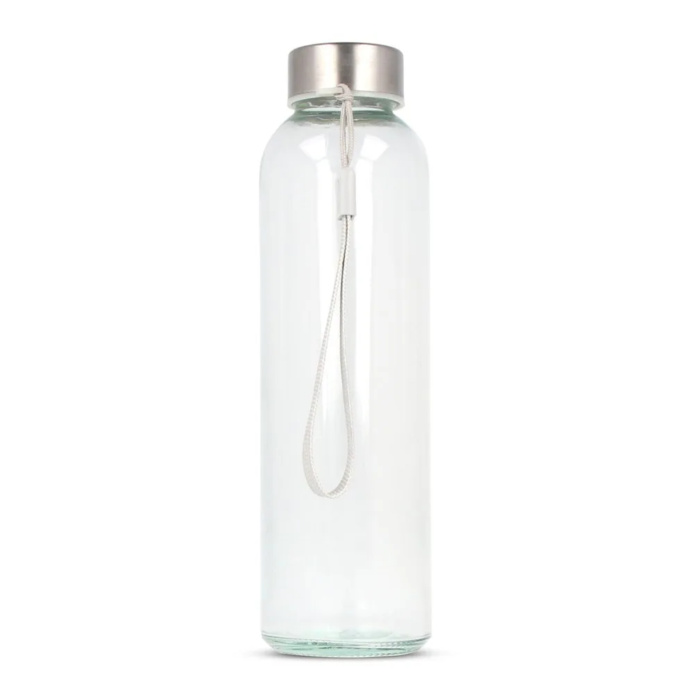 Waterfles glas 500ml productfoto 5 - Hidalgo-werbeartikel Glasflasche bedrucken kohlensäurefest auslaufsicher 500ml — Produktfoto 5