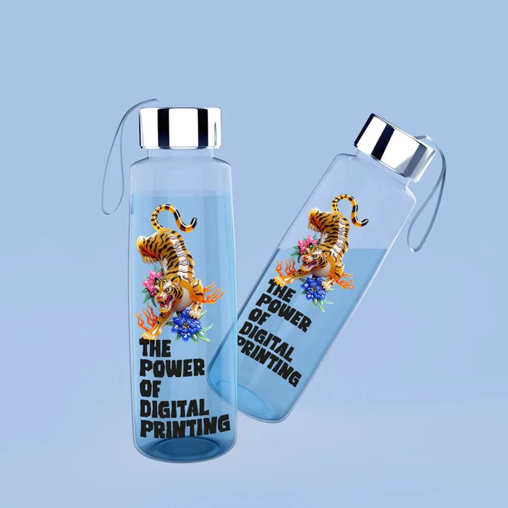 Waterfles glas 500ml productfoto 7 - Hidalgo-werbeartikel Glasflasche bedrucken kohlensäurefest auslaufsicher 500ml — Produktfoto 7
