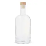 Trinkflasche Glas 750ml bedrucken FSC Holzdeckel — Produktfoto 3