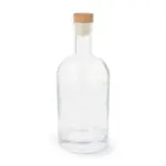 Trinkflasche Glas 750ml bedrucken FSC Holzdeckel — Produktfoto 2