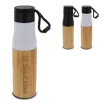Thermofles met touw bamboe 500ml - Hidalgo-werbeartikel Thermofles met touw bamboe 500ml