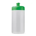 Sportbidon Bio basis 500ml basic, transparant groen