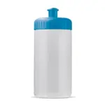 Sportbidon Bio basis 500ml basic, transparant / lichtblauw