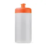 Sportbidon Bio basis 500ml basic, transparant oranje