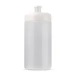 Sportbidon Bio basis 500ml basic, transparant - wit